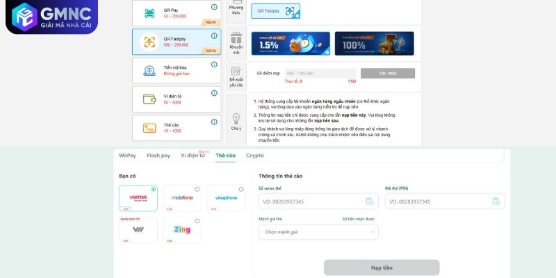 Thanh toán bảo mật tại KU88 và LU88